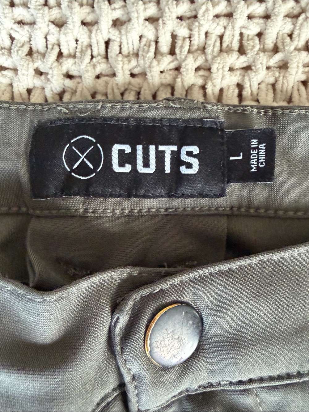 Cuts AO Jogger- Khaki/Olive Green Classic Slim Fit